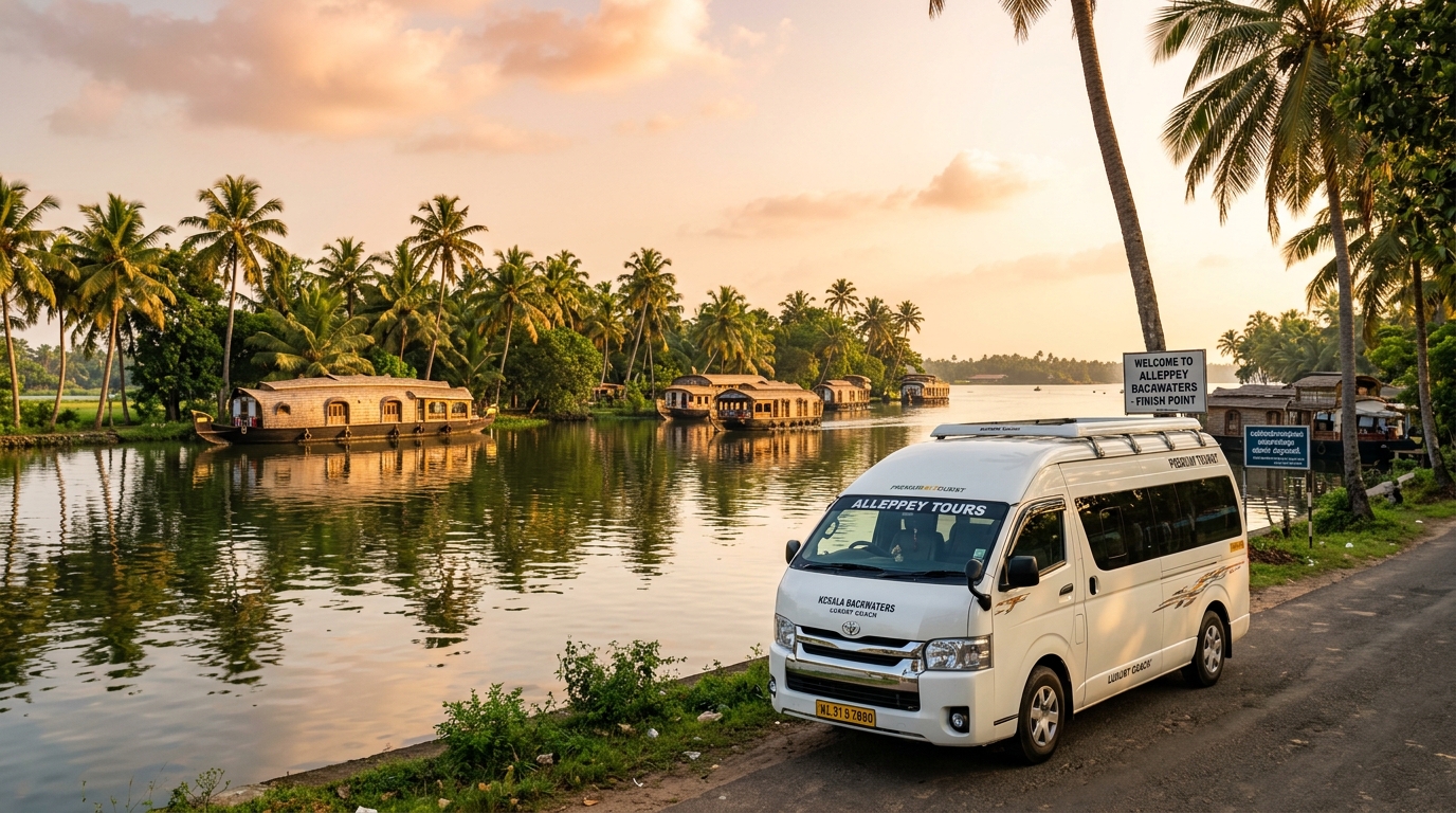 Royal Cruiser Coach at Alleppey Backwaters